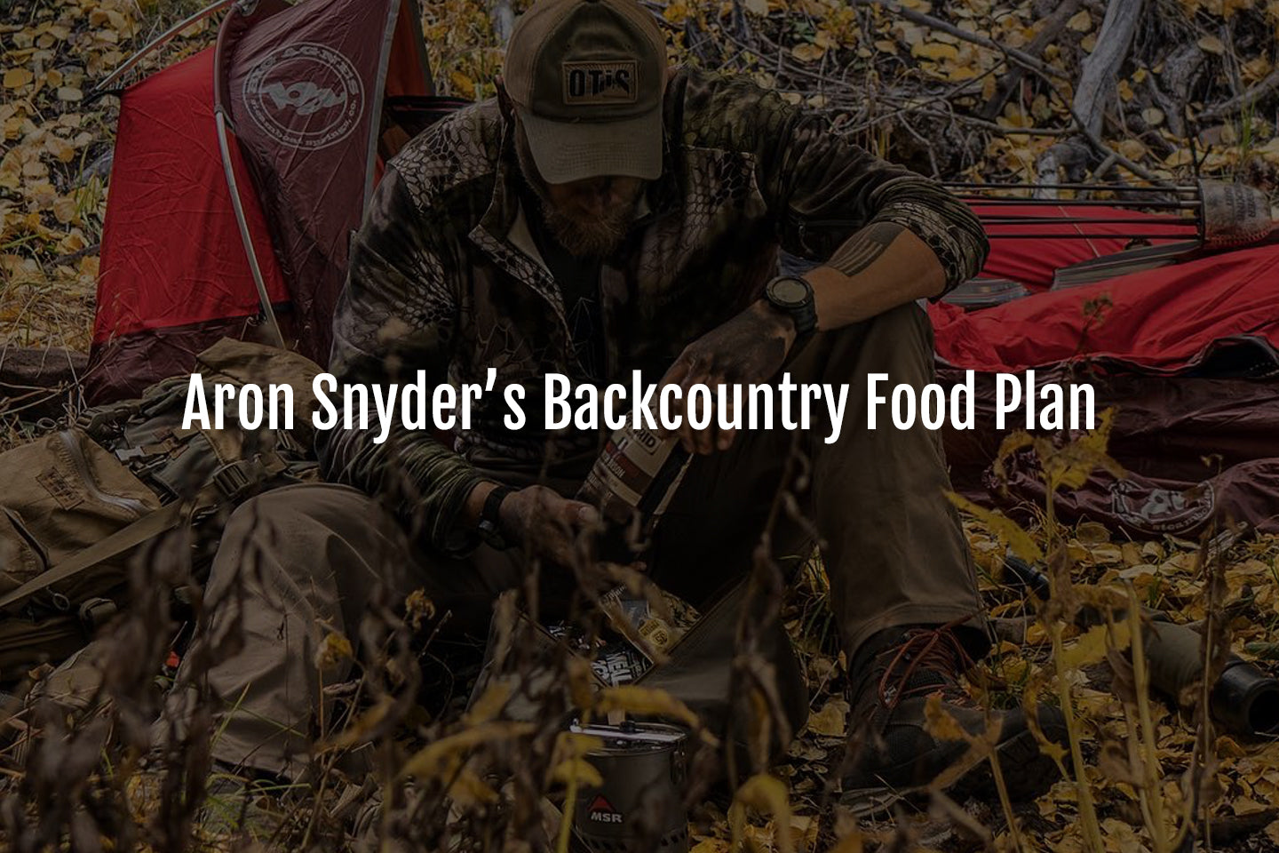 Aron Snyder's Backcountry Food Plan